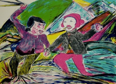 Jacqueline de Jong zeefdruk Jansen Kooy